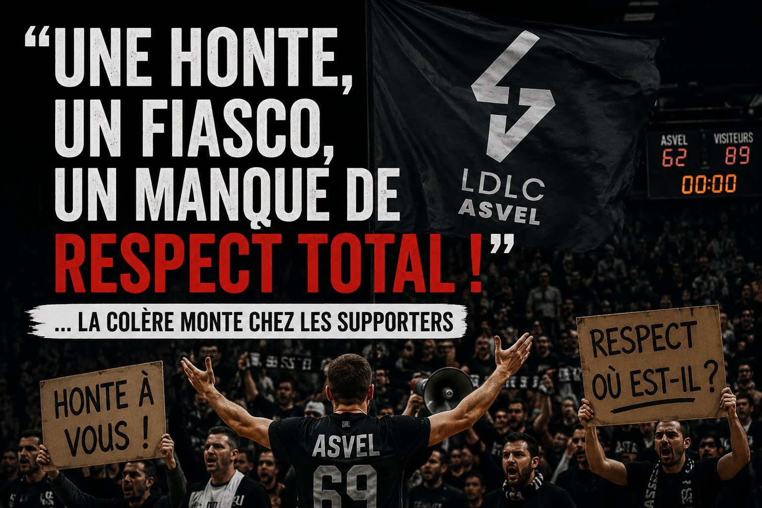 Colère des supporters de l’ASVEL
